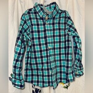 Oshkosh B’gosh Boys 6 Plaid Button Up Shirt
